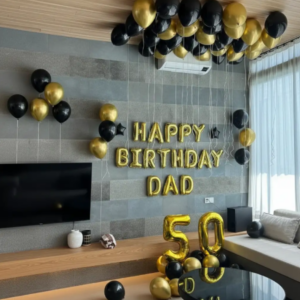 Classic Milestone Birthday Decoration for Dad