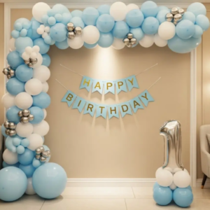 signature 1st birthday garland